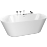 Акриловая ванна BELBAGNO BB14-GREYMARBLE