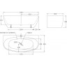 Акриловая ванна BELBAGNO BB83-1700-W0