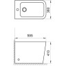 Биде напольное BELBAGNO ARDENTE-R BB003B