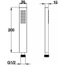 Ручной душ BELBAGNO CAR-D2C-CRM