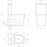 Унитаз-компакт безободковый BELBAGNO BB2149CP-TOR/BB2149T/BB870SC